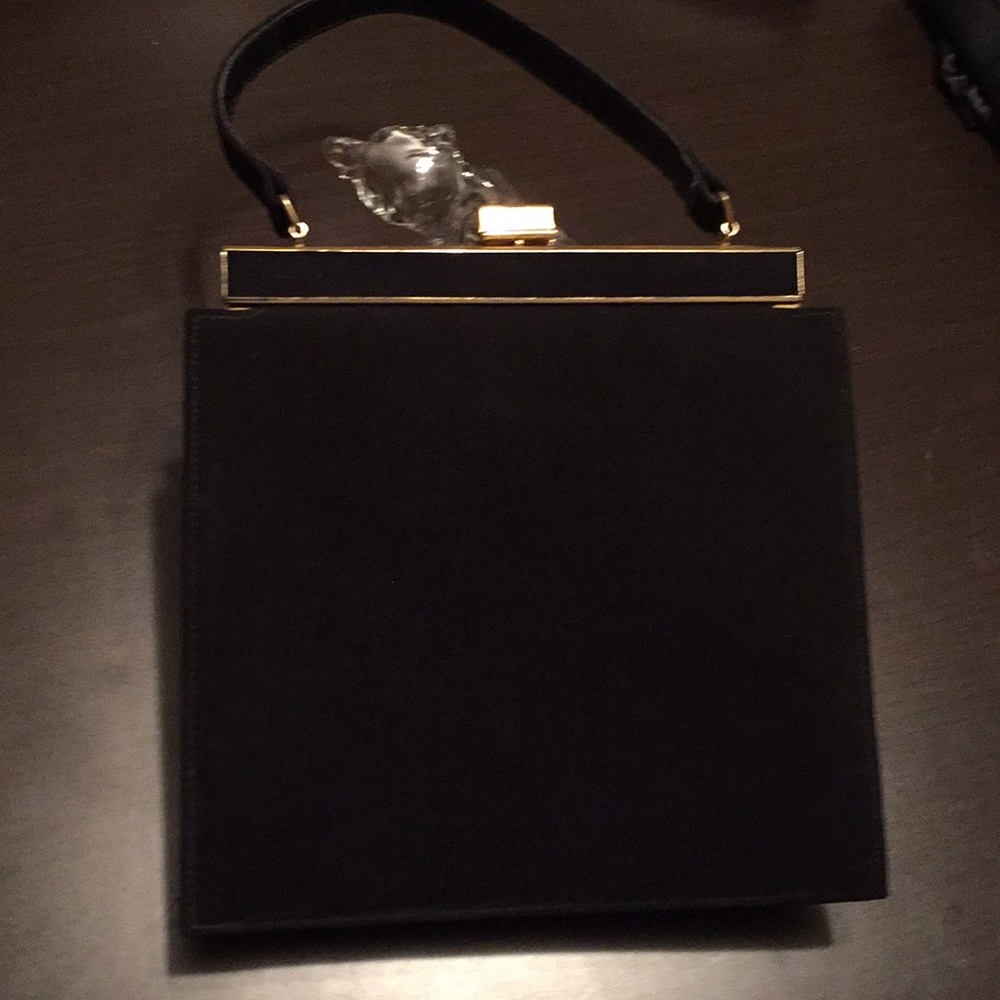 💃Sale💃💥Ladies Vintage Black Velvet Bag
